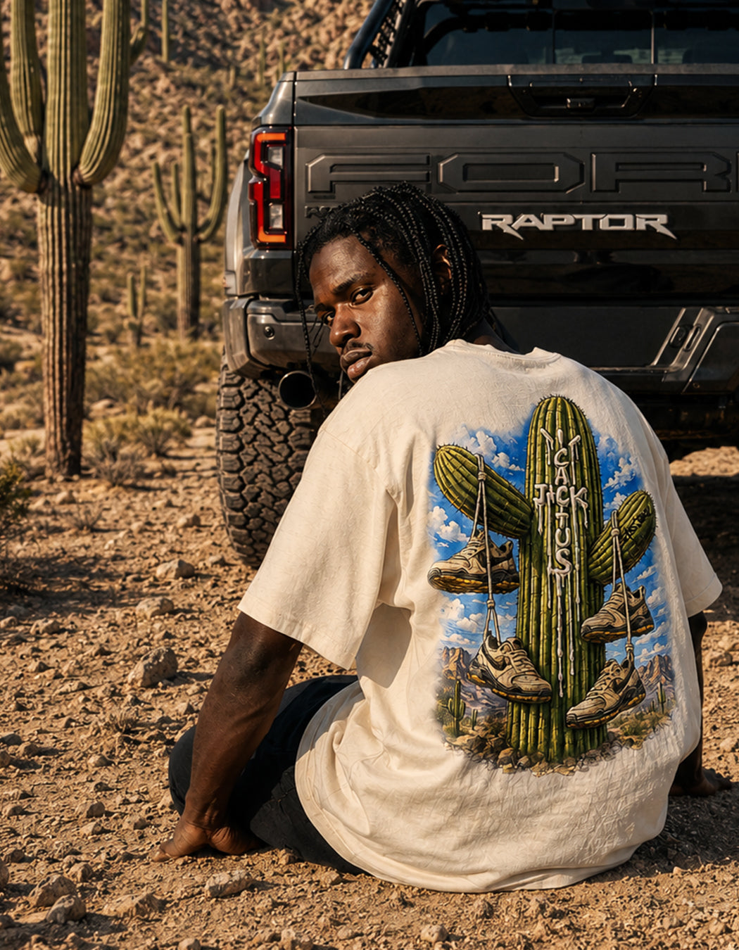 "CACTUS x JAXX" TEE