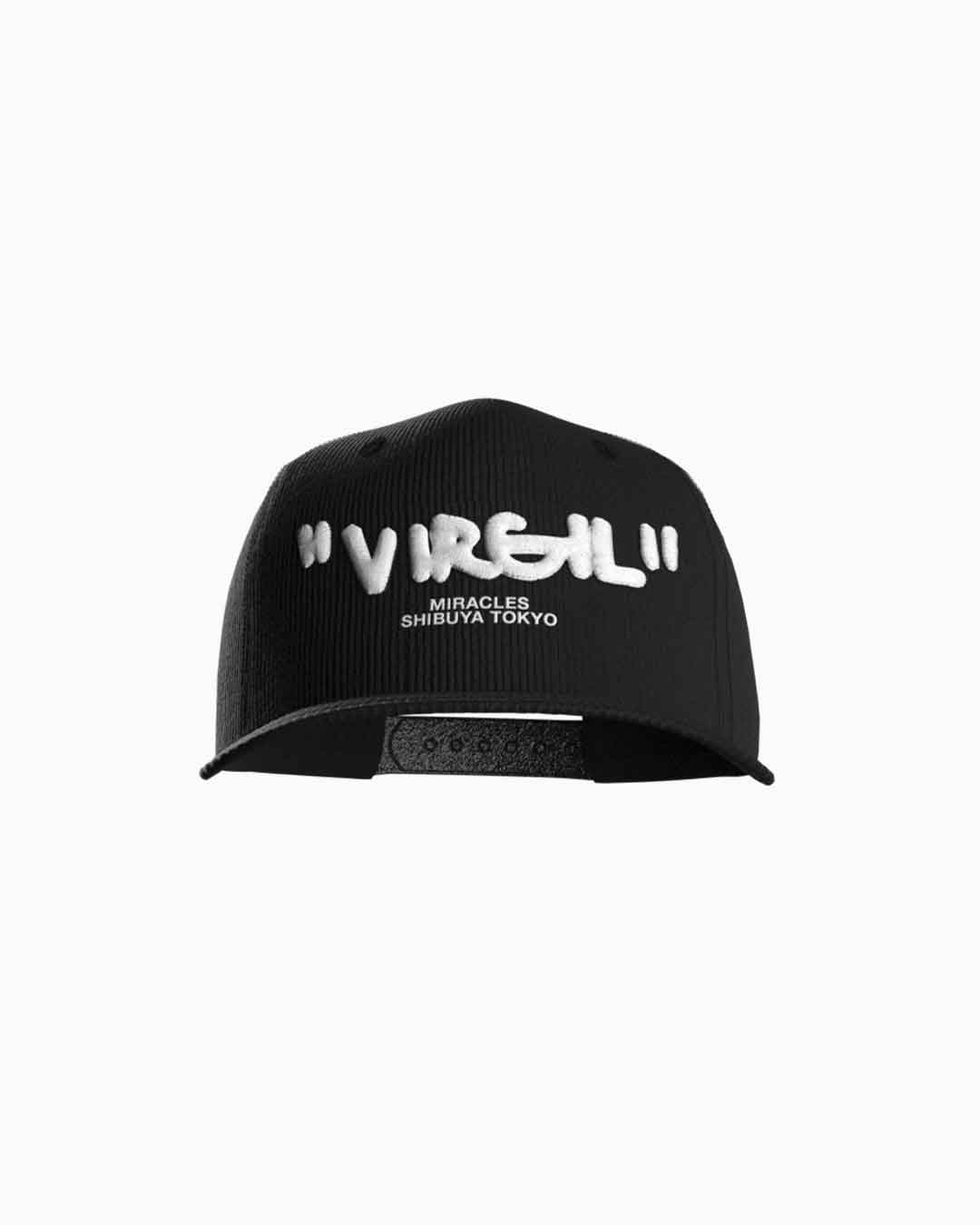 "Virgil" Cord Cap by Miracles in Black